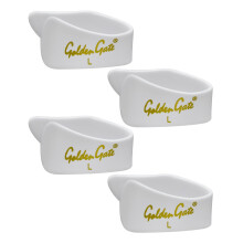 Golden Gate GP -4W -4PK Thumb Picks - White - Large - 4 Pack
