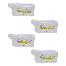 Golden Gate GP-3W-4PK Daumenpickel Wei Mittel 4er-Pack