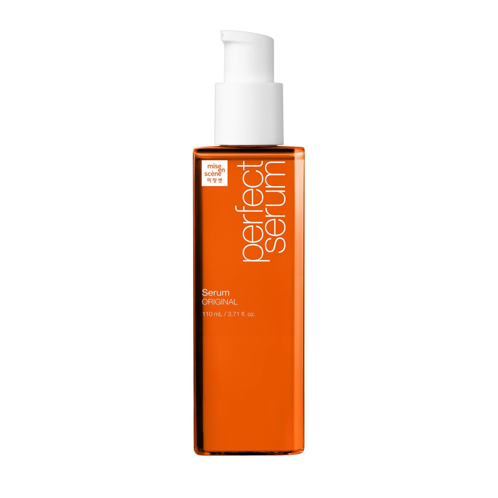 Mise En Scene Perfect Serum Original Bigger Size - Huile capillaire pour cheveux cr   pus et secs, hydratation 3,71 Fl Oz.
