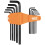Conjunto de Chaves Hexagonais Longas L-Style Klein Tools SAE 12 Peças 4