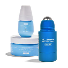 Bushbalm Ingrown Hair Set - Roller Rescue, Nude Oil und Nude Scrub - AHA & BHA
