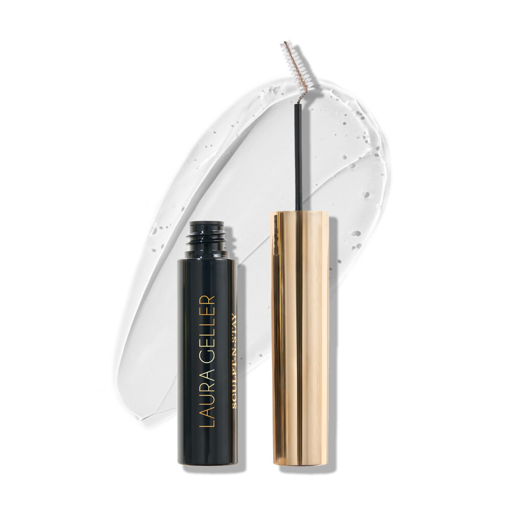 LAURA GELLER NEW YORK Sculpt-n-Stay Clear Brow Gel - Eyebrow Setting Gel - Shapes and Sculpts - Non-Sticky Formula-image-OPC-PFNSZGW-NEW