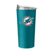 Logo Chair 617-S20PT-34 20 oz NFL Miami Dolphins Flipside Powder Coat Tumbler
