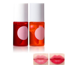 HUDABABY Lippentnungs-Flecken-Set, langanhaltendes Lippen-Make-up, Glanz, Bling, nicht klebend (2 Farben A)