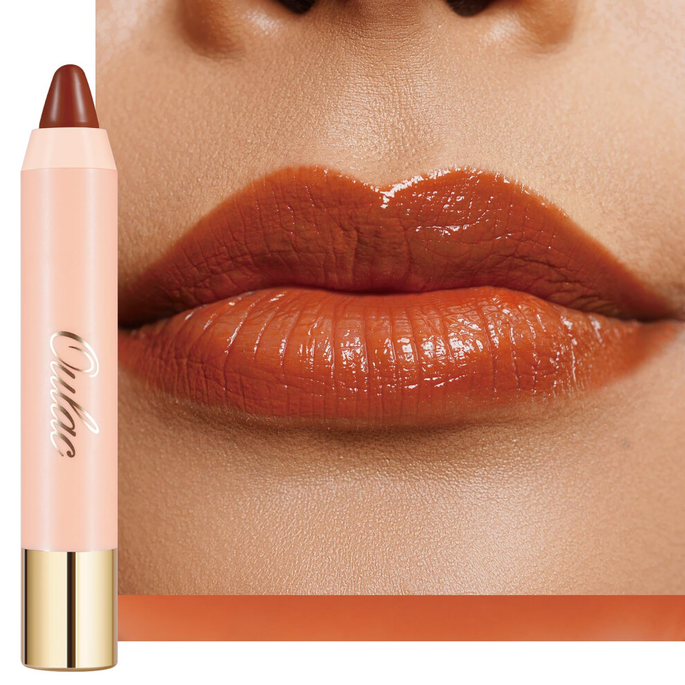 Oula Orange Oulac Lipstick - Moisturizing Lipstick Tinted Lip Balm For Dry