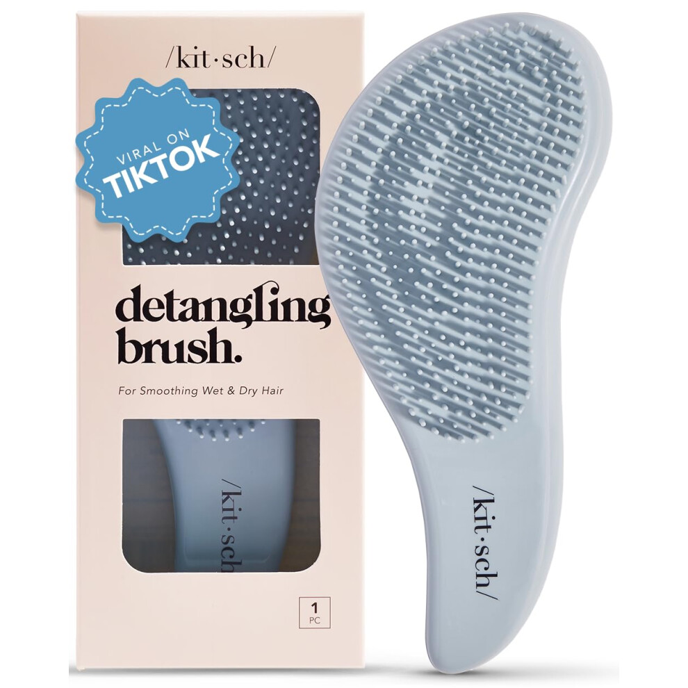 Kitsch Detangling Brush For Adults & Kids - Professional Wet & Dry Hai