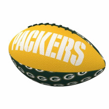 Logo Brands 612-93MR-3 Green Bay Packers Mini Size Rubber Footballl