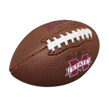 Logo Brands 177-93MC-1 5.25 x 5.25 x 8 in. Mississippi State Mini Size Composite Football