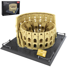 CAXIMSY ROMAN COLOSSEUM Modelo de arquitetura Block Block Conjunto The Office Landmarks Skyline Set Toys Collection for Adults Kids 1756 pe   as