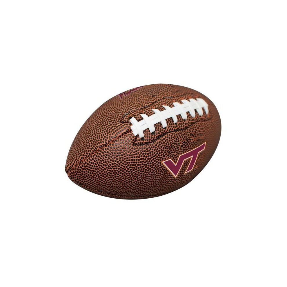 Photos - American Football and Rugby Logo Brands 235-93MC-1 Virginia Tech Mini Size Composite Football