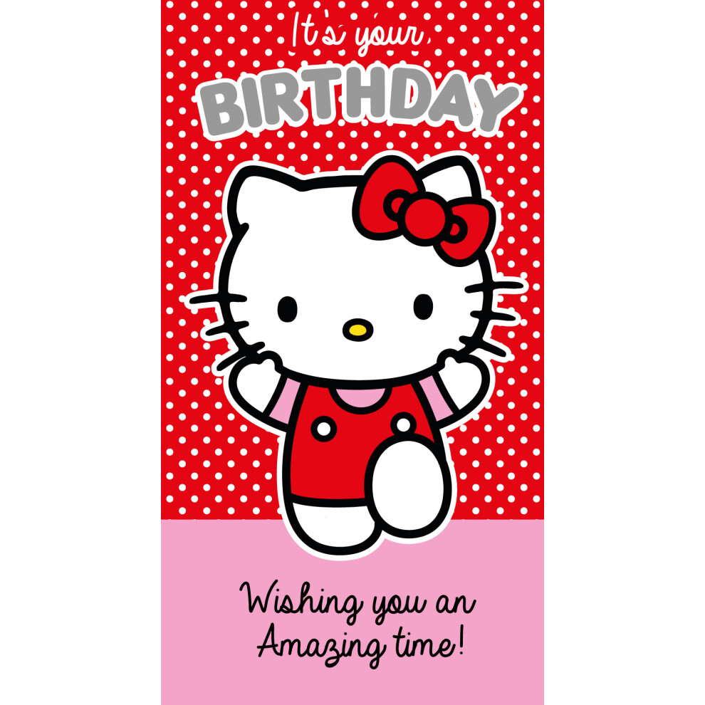 Hello Kitty Birthday Card