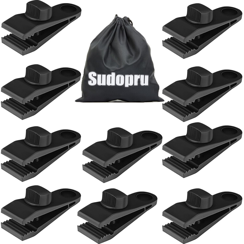 Lot de 10 pinces     b   che robustes pour b   che de piscine, fixations de tente en forme de requin pour auvents de camping, couverture de voiture