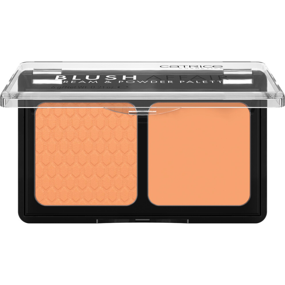 Catrice Cream | Blush Affair & Powder Palette | Highly Pigmented Radiant & Soft Matte Powder | Vegan & Cruelty Free 030 Absolute Apricot