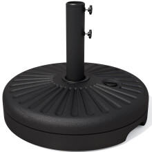 Jarey 22L Umbrella Outdoor Baza de Apa umpluta Stand Patio Umbrella Stand Patio Patio n aer liber Umbrela Heavinte Stand (Negru)