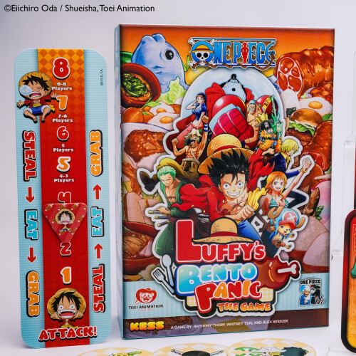 KESS One Piece: Luffy's Bento Panic Game - Feasting Fun, 30-Minute Play, Ages 10+, Code 578 1