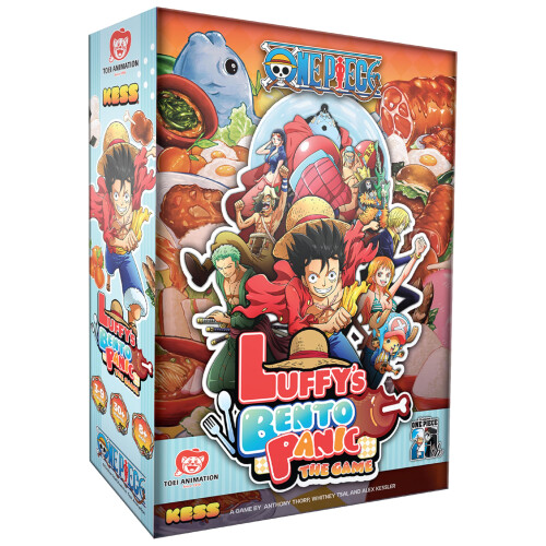 KESS One Piece: Luffy's Bento Panic Game - Feasting Fun, 30-Minute Play, Ages 10+, Code 578
