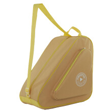 HEXIFUL Skate Bag to Carry Ice Skates  Inline Skates  Roller Skates and Quad Skates for Both Kids and Adults Apricot/Yellow 016