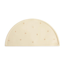 mushie Silikon-Tischset für Kinder | BPA-freies, rutschfestes Design (Brezel)