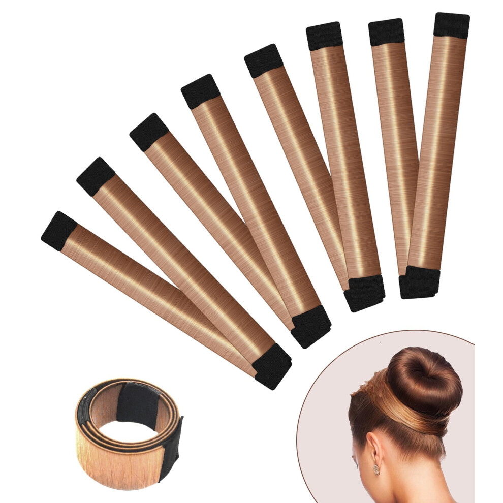 Yanviperisk Unisex Hair Bun Maker 4 Pcs, Magic Hair Donut For Kids & Women | Diy Shaper For Easy Ballerina Hairstyles | Hair Donuts For Buns | Bun Maker For