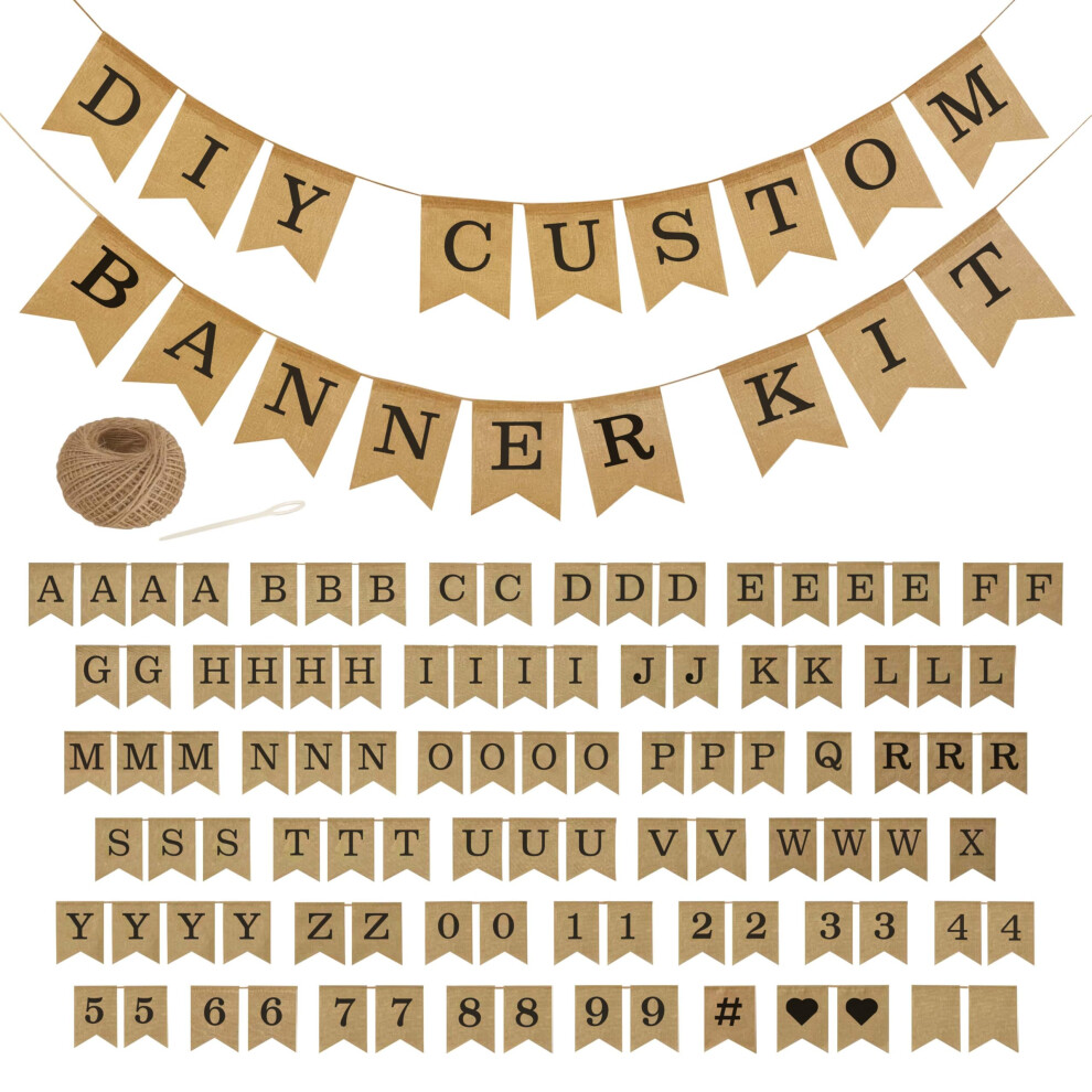 Banner (Kit Tela Di Iuta Con Scritte Nere)-image