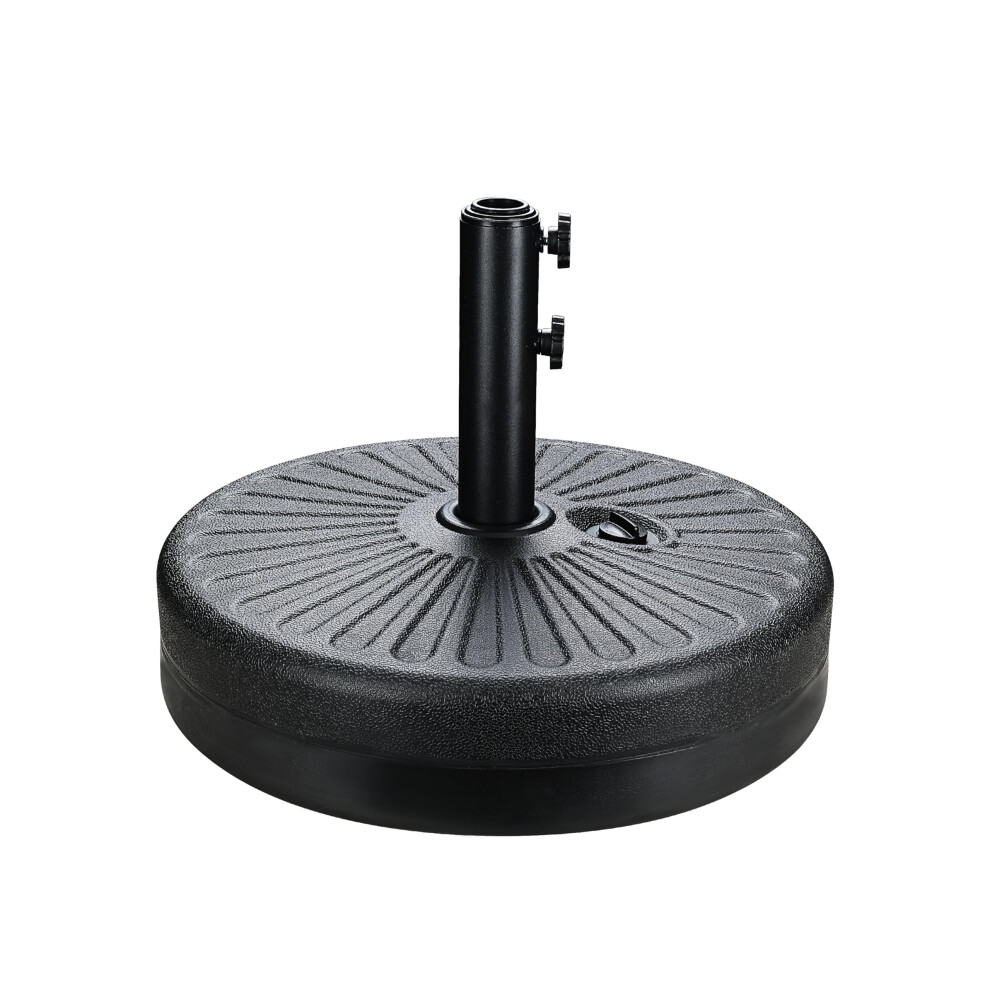 Support de parasol robuste et remplissable InfiniPower, capacit    de 22,7 kg, pour pelouse ext   rieure, terrasse, bord de piscine, noir1