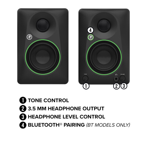 Mackie CR3.5BT 3.5-inch Powered Bluetooth Studio Monitors 2