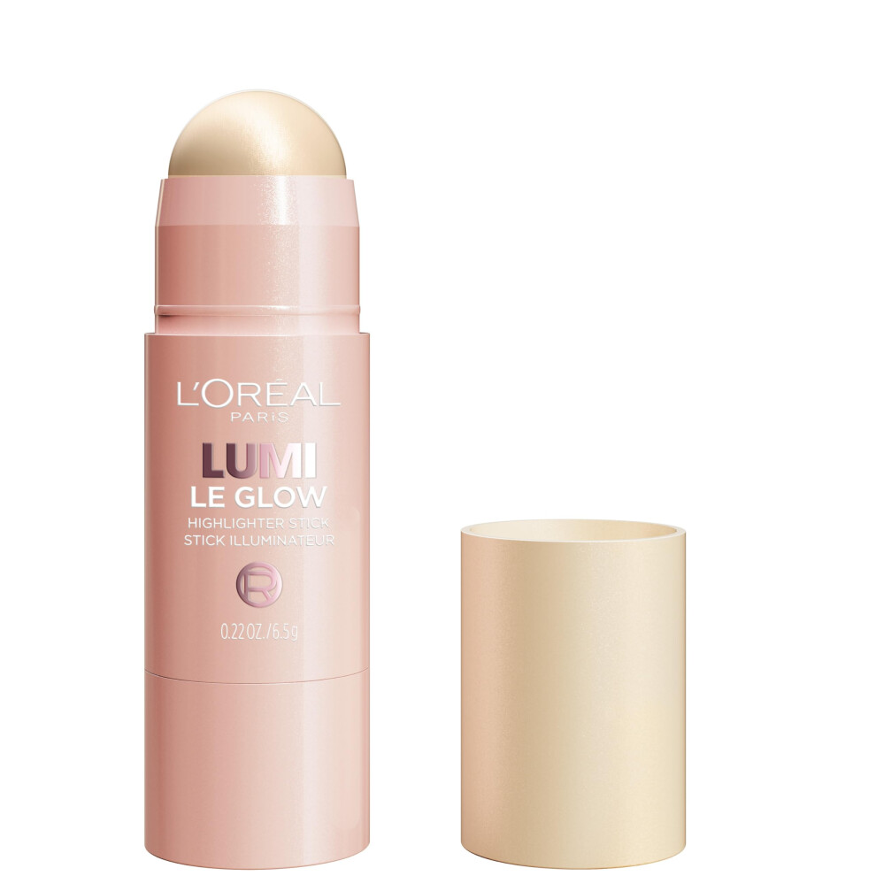 L'OrÃ©al Paris True Match Lumi Le Glow Highlighter Stick, Luminous, Satin, Glowy Highlighter for Face and Body, 635 Golden Couture, 0.25 Oz-image-OPC-PFYRNNB-NEW