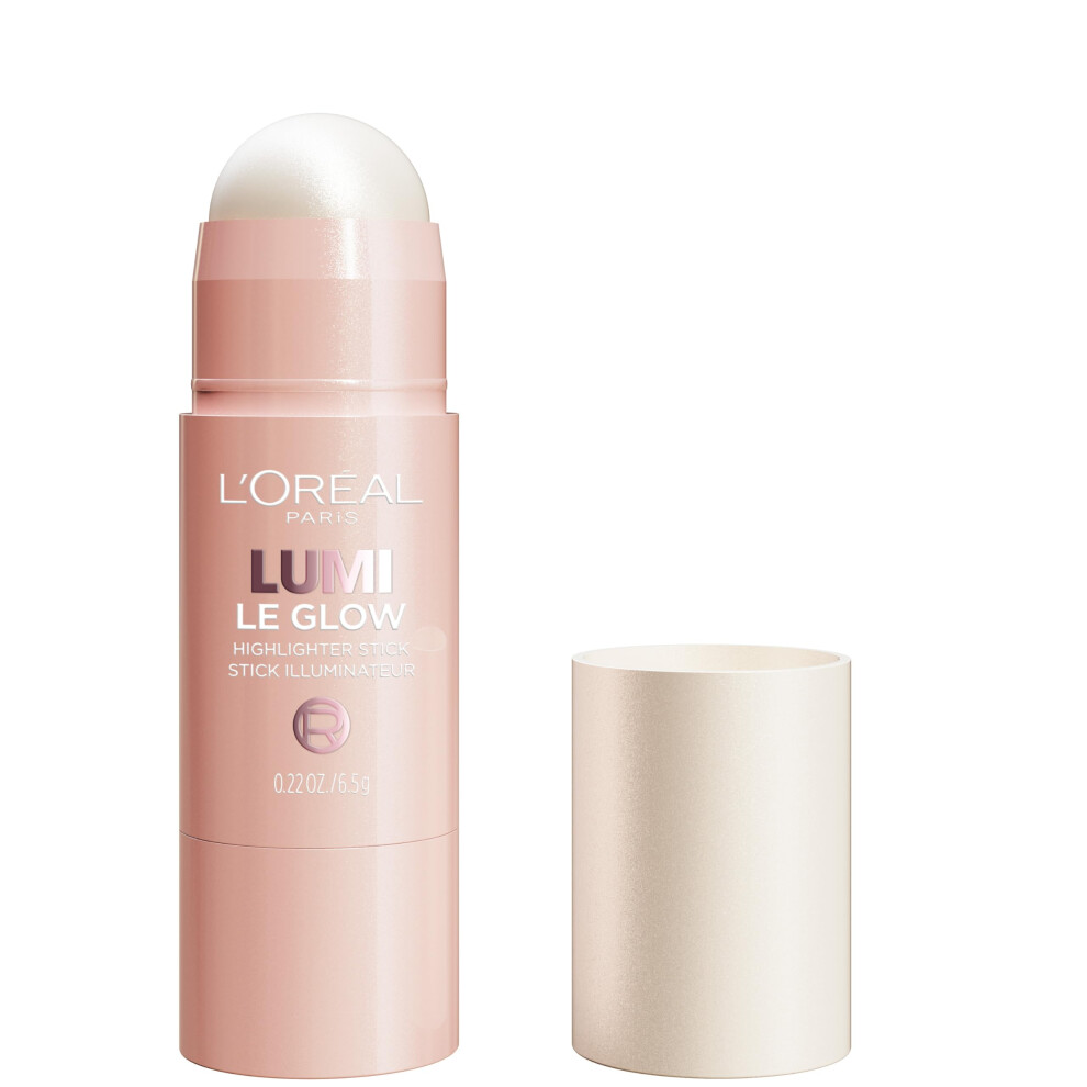 LâOrã©Al Paris L'orã©Al Paris True Match Lumi Le Glow Highlighter Stick, Luminous, Satin, Glowy Highlighter For Face And Body, 630 Crã¨Me Chic, 0.25 Oz