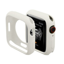 Ultra tenk m kk TPU n razuvzdorn puzdro Hontao pre iWatch Apple Watch Series 10, antick biela 46 mm