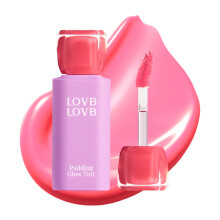 LOVB LOVB Pudding Glow Koreanischer Lippentnung | Langanhaltender Lipgloss-Tnung fr einen strahlenden Teint | Feuchtigkeitsspendender, nicht klebr