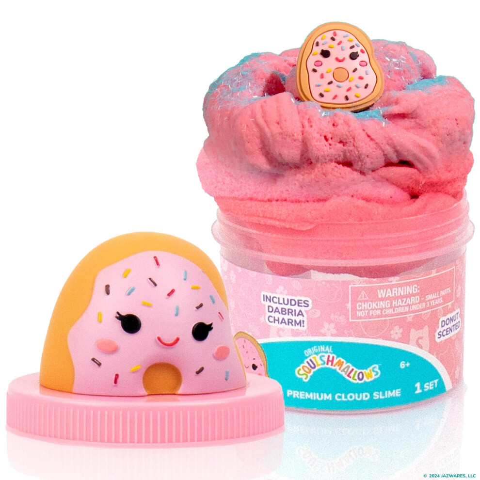 Original Squishmallow Dabria The Donut Premium Cloud Slime  Donut-Scented  Party Favors for Kids 8-12  Girl Toys 8-10 Years Old  Slime Kit for Girls A