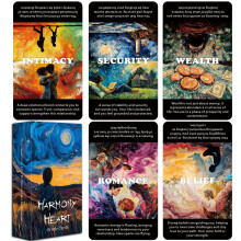 DPEHAKMK Livssituationer Oracle Cards Love and Spiritual Growth Oracle Cards til begyndere Relationer Oracle Deck Healing Oracle Deck til åndelig