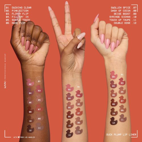 NYX Professional Makeup NYX ???GG???????? ????G??? Duck Plump Plumping Lip Liner ?at ????   ? ?e?????    e ?????e?a ??? ?a? 10 ??e? Ducking Clear (??afa??? ????   ? ?e?????) 2