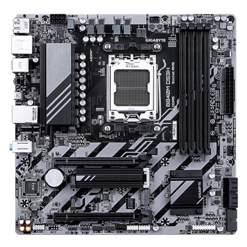 Gigabyte Gigabyte B840M DS3H - motherboard - micro ATX - Socket AM5 - AMD B840 1