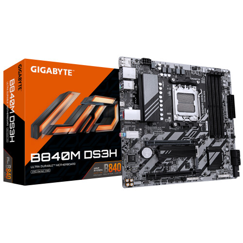 Gigabyte Gigabyte B840M DS3H - motherboard - micro ATX - Socket AM5 - AMD B840