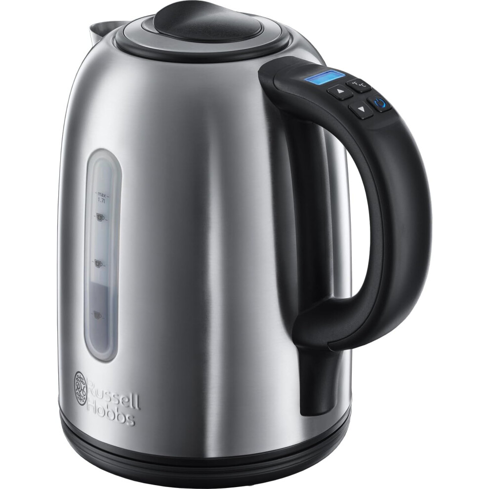 (DIGITAL QUIET BOIL) Electric Kettle Brushed stainless steel, Quiet boil & digital temperature technology, Perfect pour) Digital Quiet Boil 21040