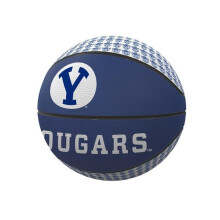 Logo Brands 116-91MR-1 BYU Repeating Logo Mini-Size Rubber Basketball