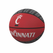Logo Brands 121-91MR-1 Cincinnati Repeating Logo Mini-Size Rubber Basketball