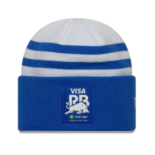 2025 Visa Cash App Racing Bulls Team Wide White Cuff Knit Beanie Hat