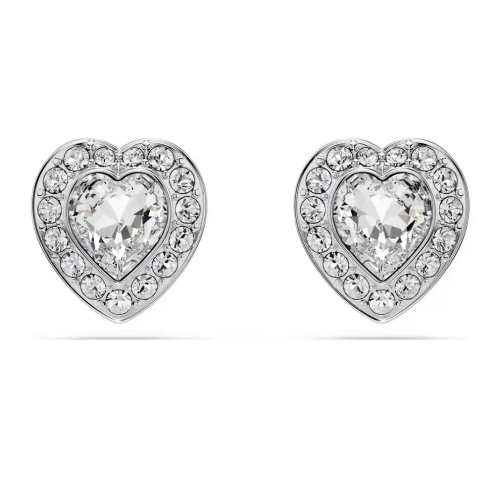 (earrings) Heart Angelic 2025 Hot Sale Good Brand Silver Color  Ariana Grande Tennis Necklace Women's Romantic Luxury Jewelry Gifts Set