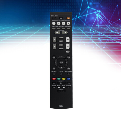 Télécommande de remplacement RAV574 VDM8690 pour MusicCast - installation facile, noir mat 2