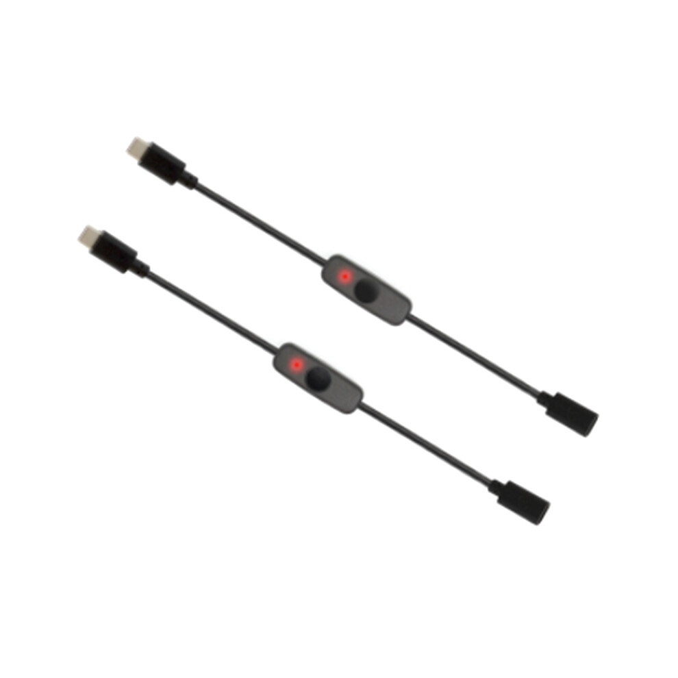 Cable De Extensi?N Usb Tipo C Con Interruptor De Encendido Para 4B (2 Unidades)-image