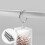 24 Pack Metal Curtain Rings, 30mm Internal Diameter Eyelets, Silver 5