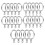 24 Pack Metal Curtain Rings, 30mm Internal Diameter Eyelets, Silver 1