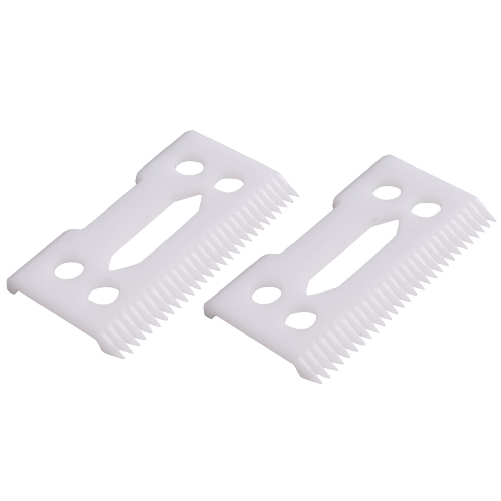 Umã¦Rket 2Pcs 28 Teeth Zirconia Ceramic Clipper Blade For Senior Clipper