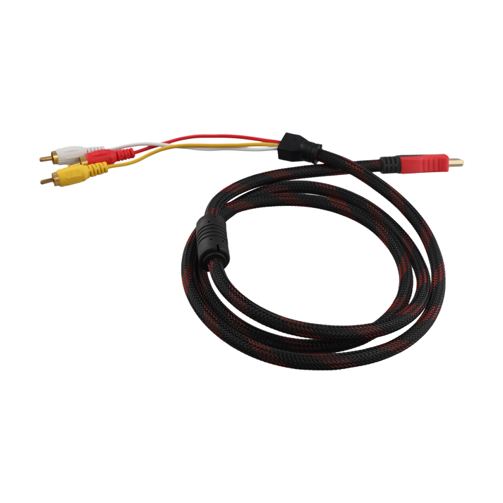 Photos - Cable (video, audio, USB) Markenlos 5Ft To 3 Video Audio AV Component Converter Cable For HDTV