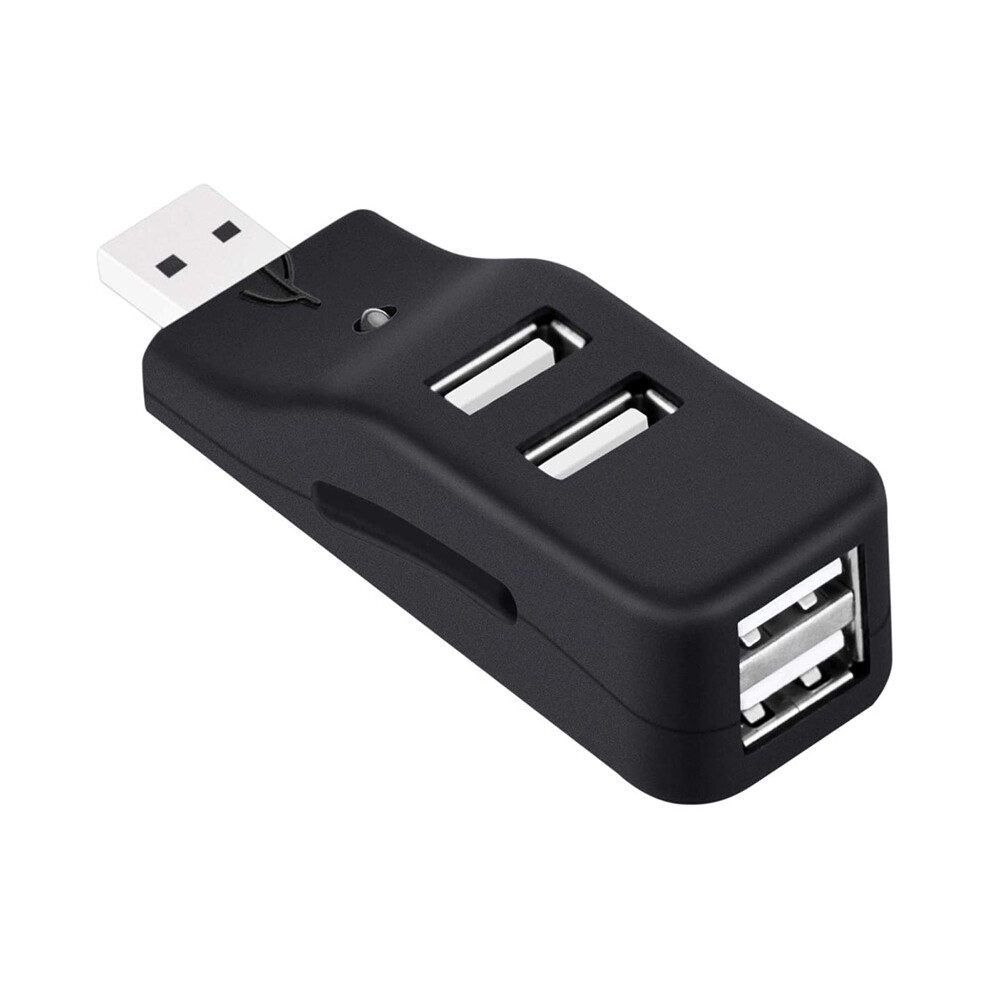 Photos - Card Reader / USB Hub Markenlos 4 Port USB Hub, Mini USB 2.0 Data Hub Splitter Small Portable, for PC 