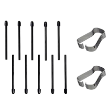 (10 stuks) Marker Pen Punten/Punten voor Remarkable 2 Stylus Pen (Zwart)