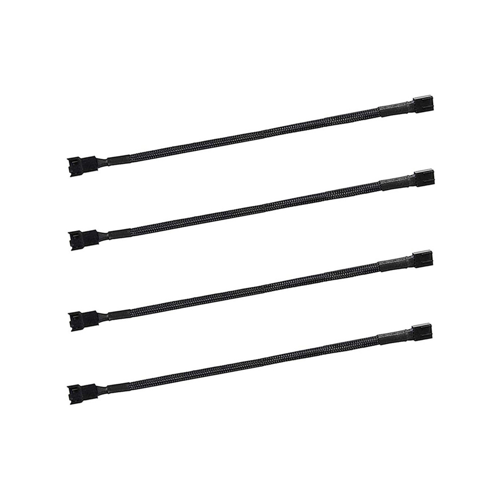 Photos - Cable (video, audio, USB) Markenlos 4PCS 4 Pin PWM Fan Extension Power Cable Connector Case Cables 