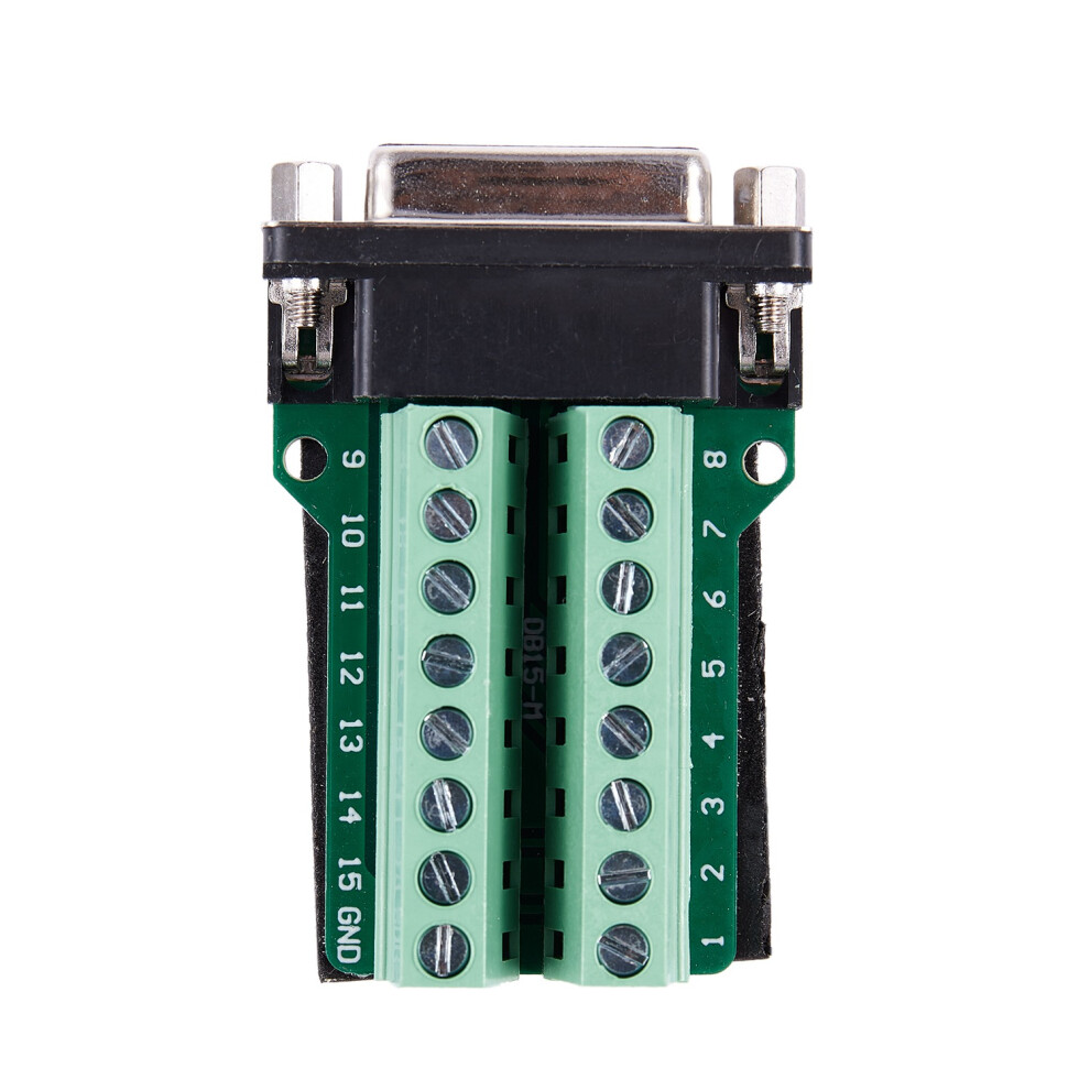 Db15 D-Sub Vga 15Pin Female Adapter Jack Terminal Breakout Pcb Board 4852214038760